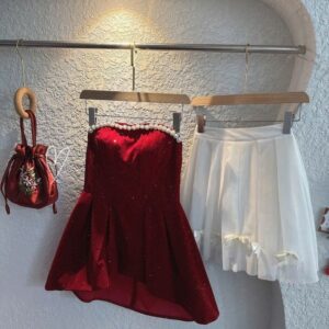 Alternative view of SET ĐẦM CÚP NGỰC +CV ĐÍNH NƠ S