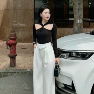 Alternative view of QUẦN SUÔNG LƯNG KIỂU-ĐEN L