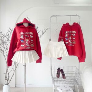 Alternative view of SET ÁO HÔDIE CV XẾP LY