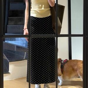 Alternative view of CHÂN VÁY CHẤM BI DÀI