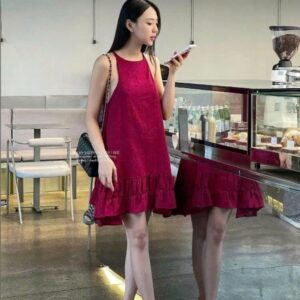 Alternative view of CHERRY DRESS ĐỎ