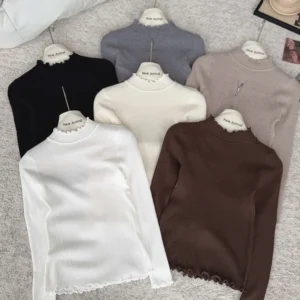 Alternative view of ÁO LEN CỔ XOĂN