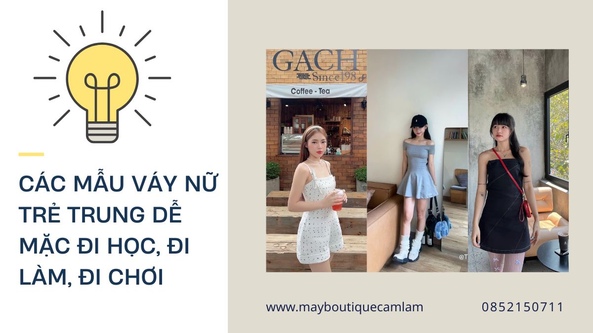Các Kiểu Đầm Nữ Đẹp Thanh Lịch Dành Cho Nàng Đi Làm