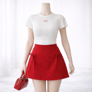 SET BODY NƠ CV ĐỎ