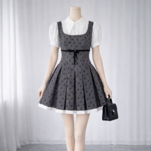 SET ĐẦM ĐEN 2S KHOÁC ĐỎ-S